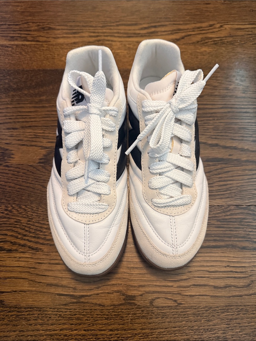 New Balance RC42 White and Black Casual Sneakers